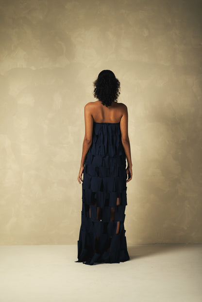 Vestido Retalhos Tomara que Caia