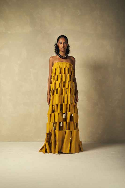 Vestido Retalhos Tomara que Caia